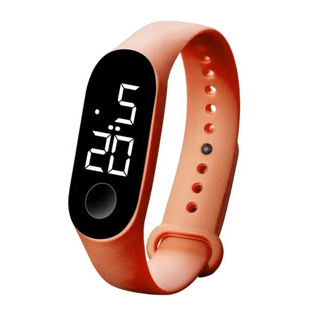 LED Electronic Sports Luminous Sensor Watches Fashion Men and Women Watches Dress Watch  fashion Waterproof Men's digital Watch