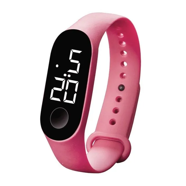 LED Electronic Sports Luminous Sensor Watches Fashion Men and Women Watches Dress Watch  fashion Waterproof Men's digital Watch