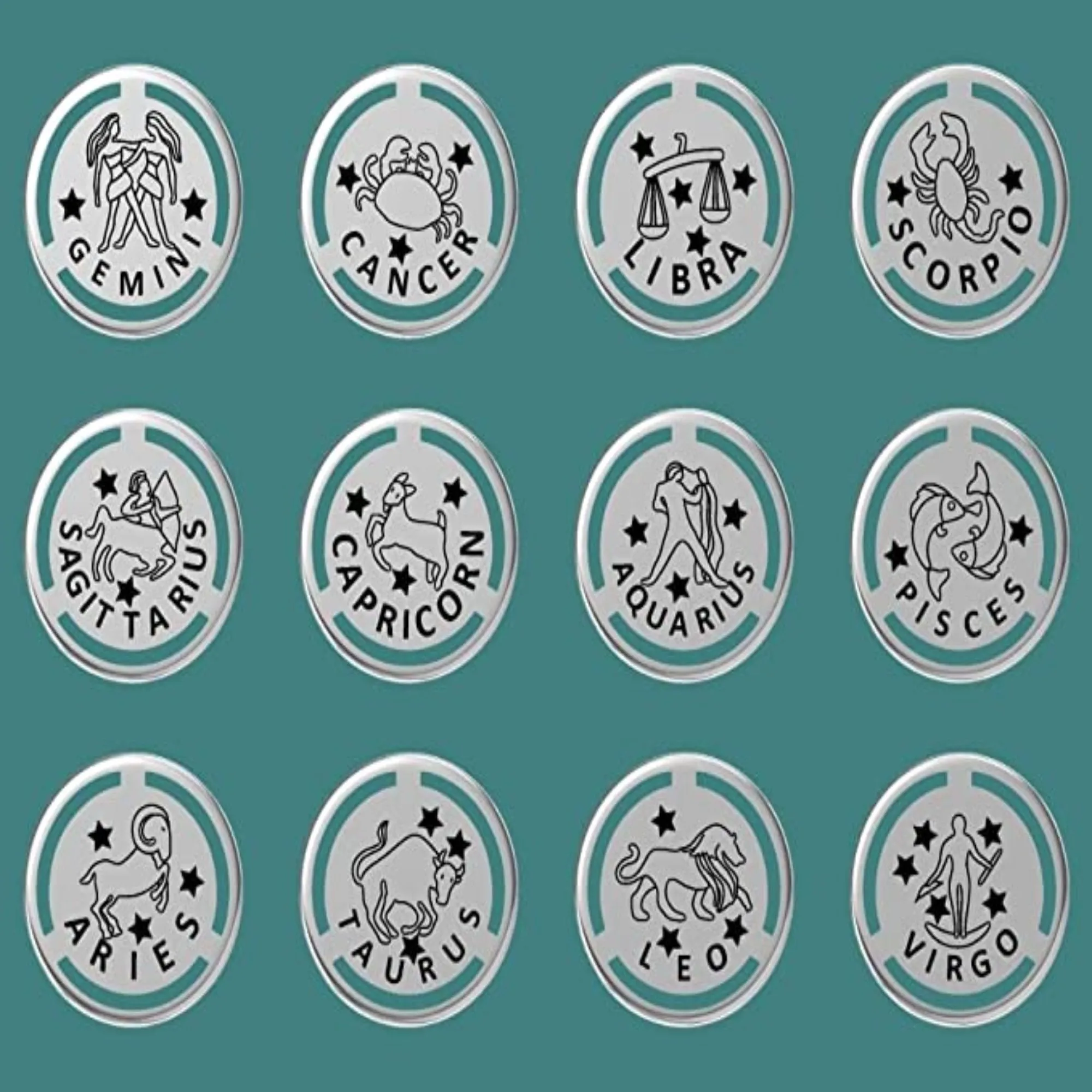 Leo Zodiac Sign Bead Charm