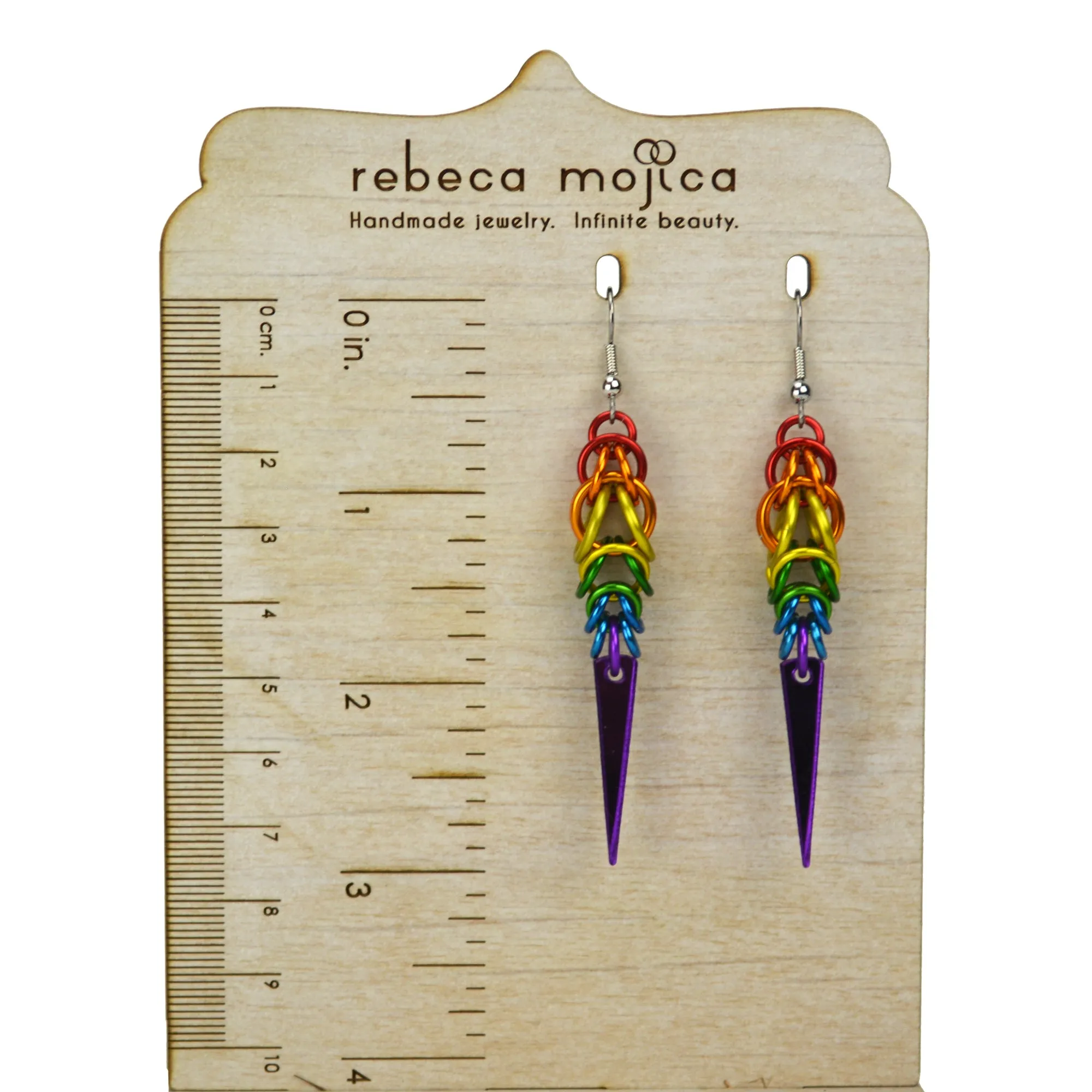 LGBTQ Rainbow Pride - Spike Earrings