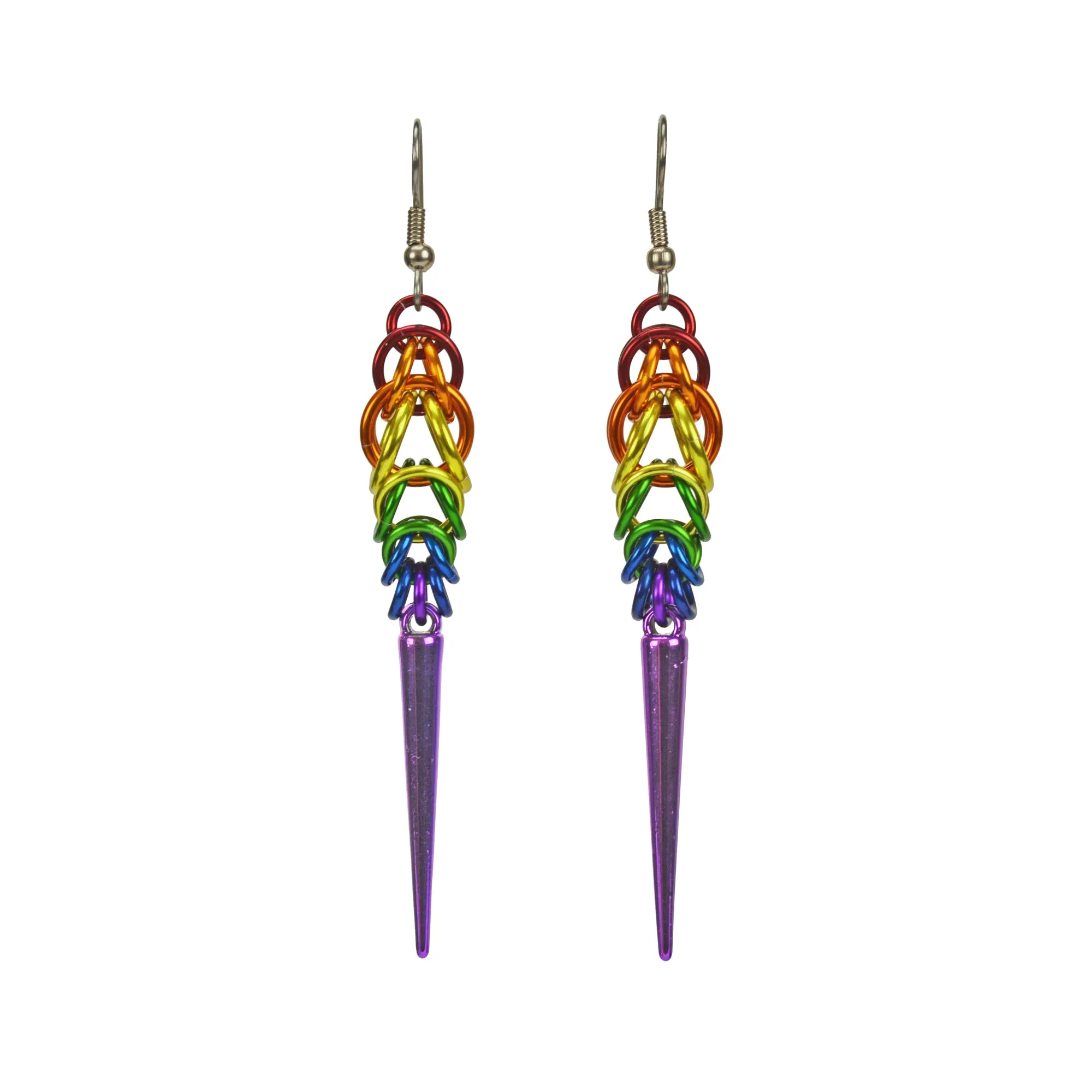LGBTQ Rainbow Pride - Spike Earrings