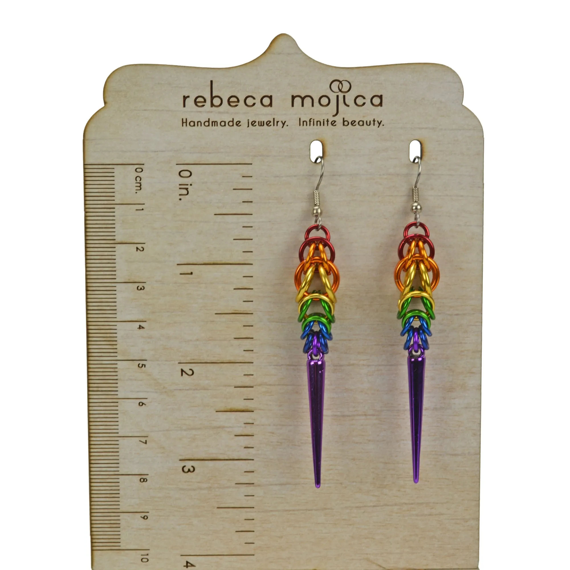 LGBTQ Rainbow Pride - Spike Earrings