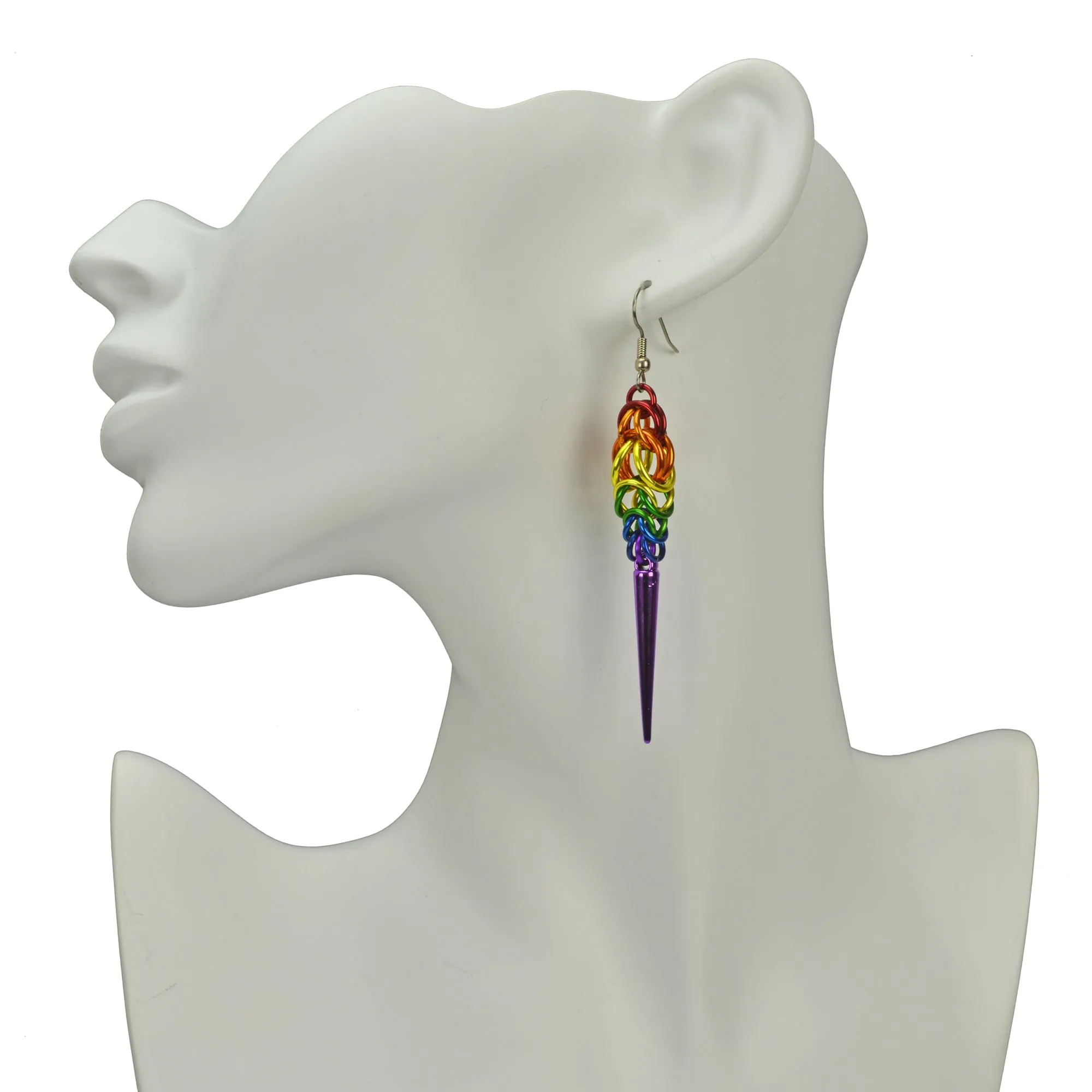LGBTQ Rainbow Pride - Spike Earrings