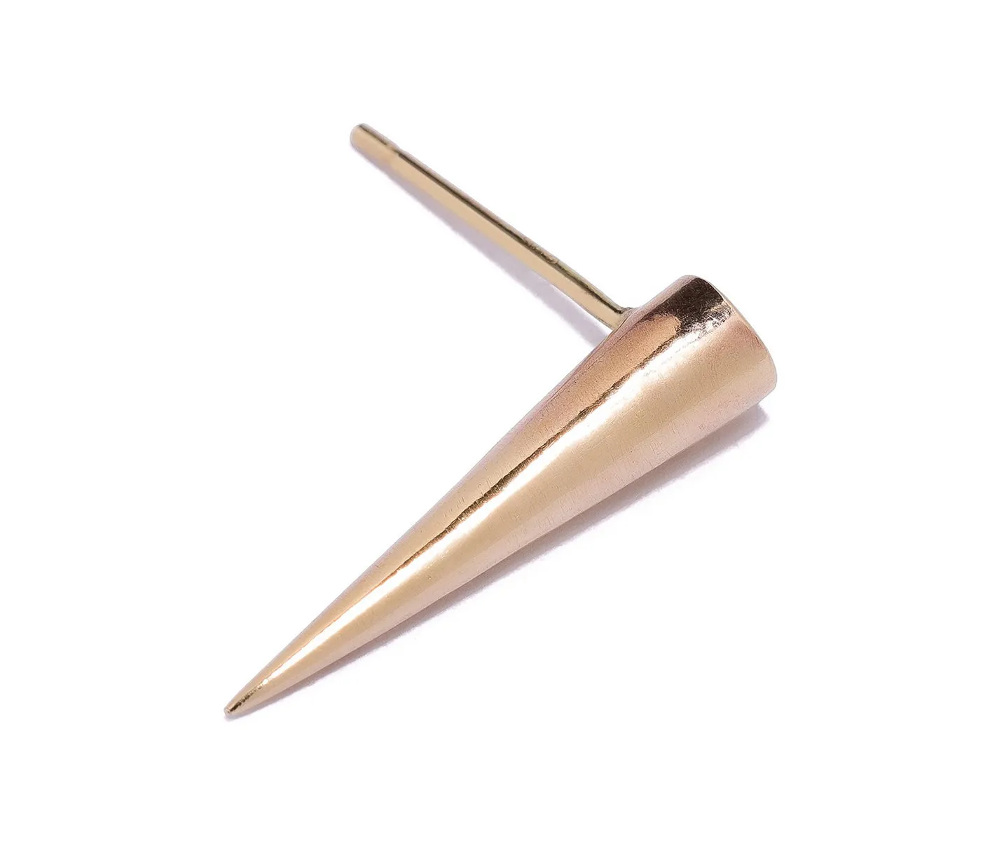 Long Cone Spike Stud Earring