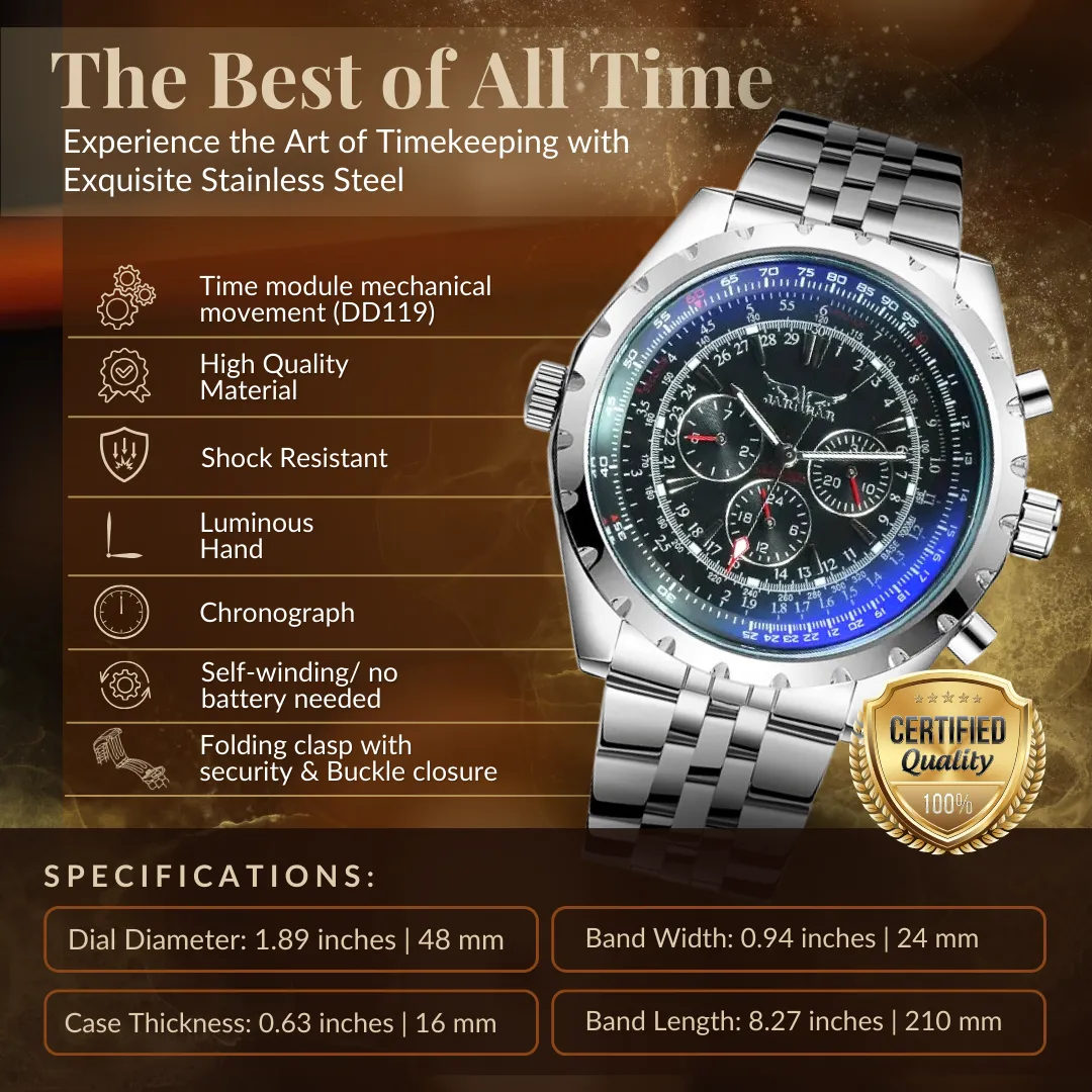 Luxurious Military Mechanical Watch