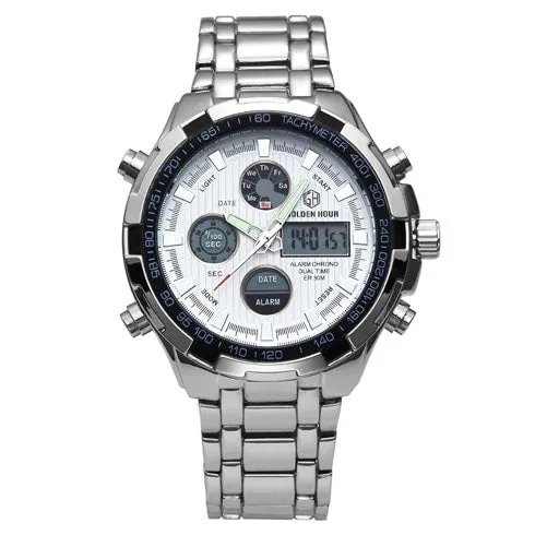 Luxury Digital Watches With Dual Display for Men