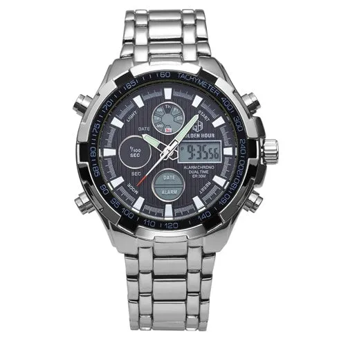 Luxury Digital Watches With Dual Display for Men
