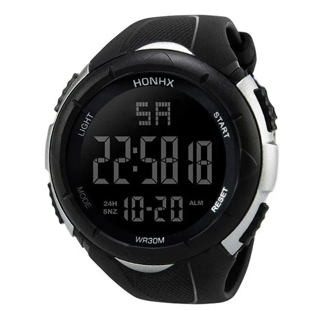 Luxury Men's Watches Analog Digital Military LED