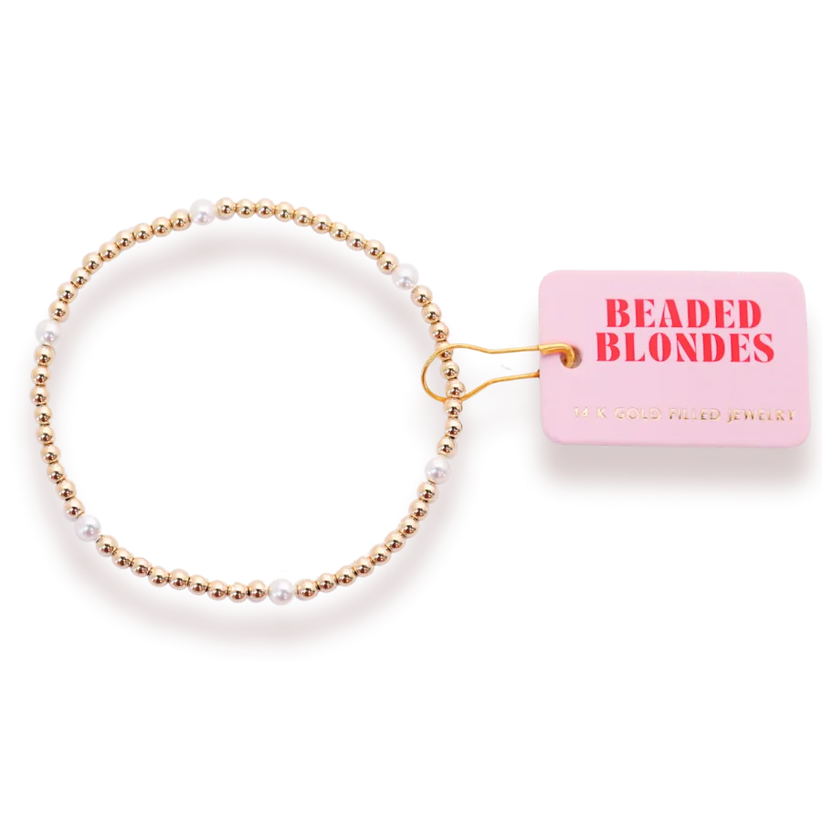 Madi Bracelet, 7.25" (gold or silver)