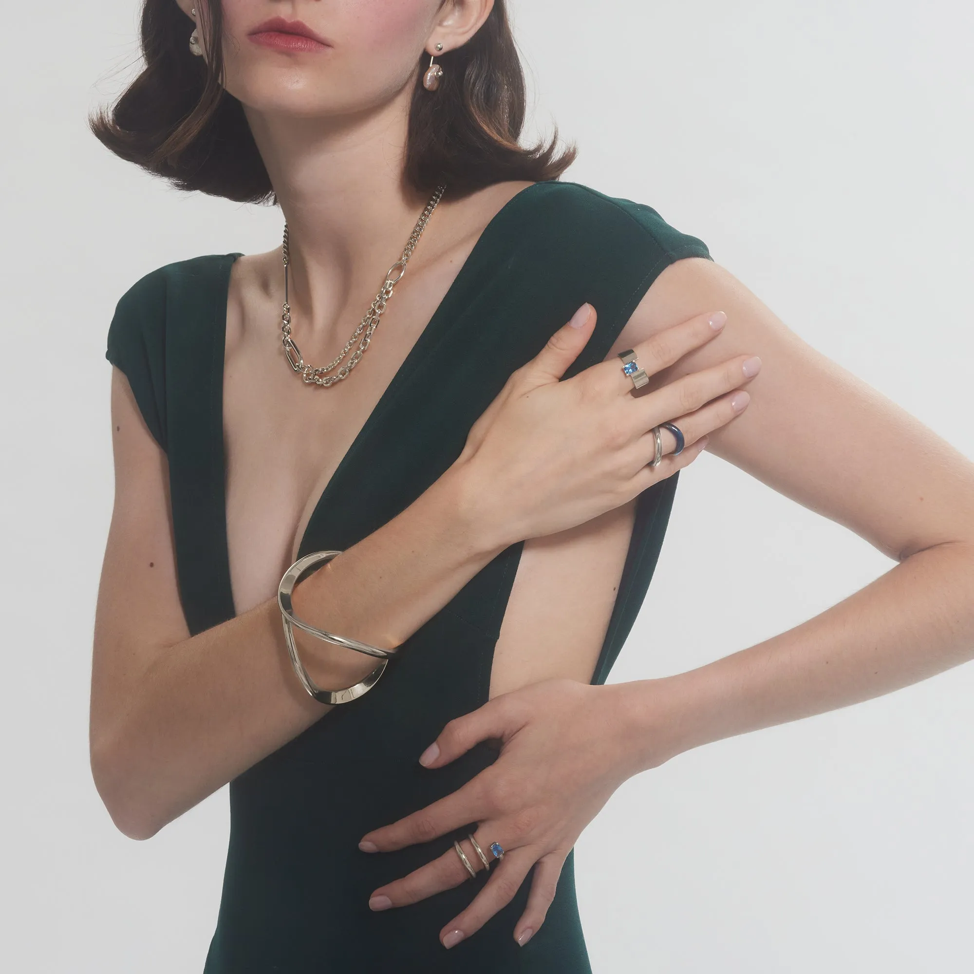 Maisie Necklace in Silver