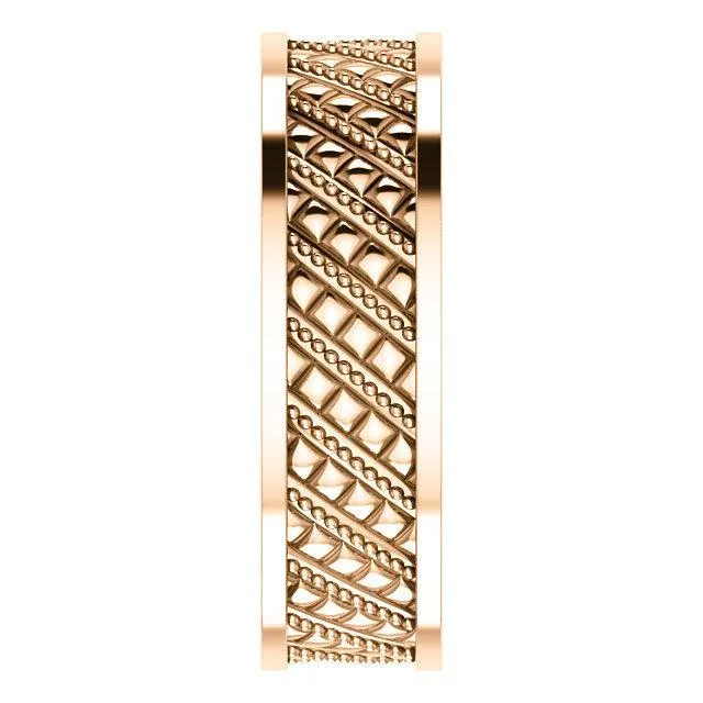 Matthew Geometric Wedding Band