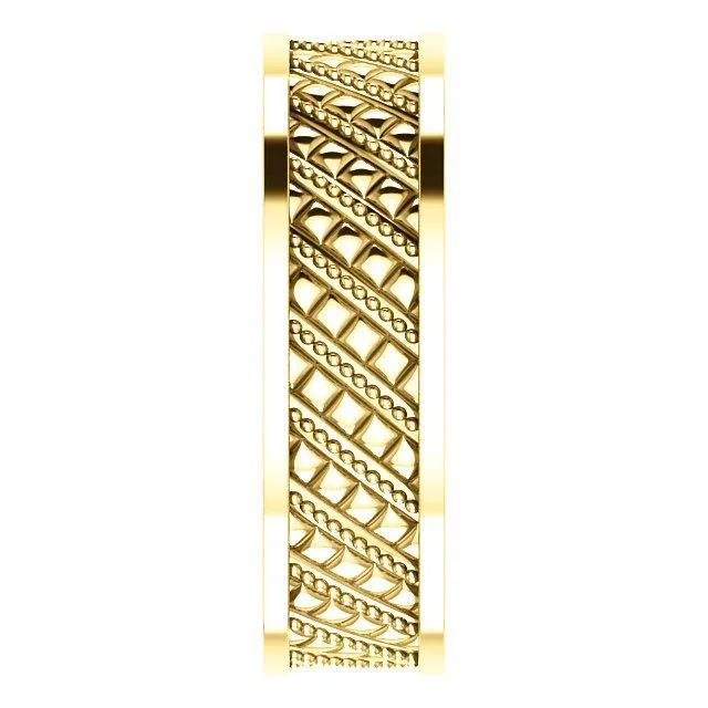 Matthew Geometric Wedding Band