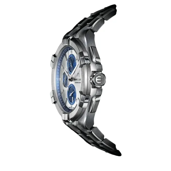 Maurice Lacroix Aikon Silver Stainless Steel Silver Dial Chronograph Quartz Watch for Gents - AI1018-SS002-131-1