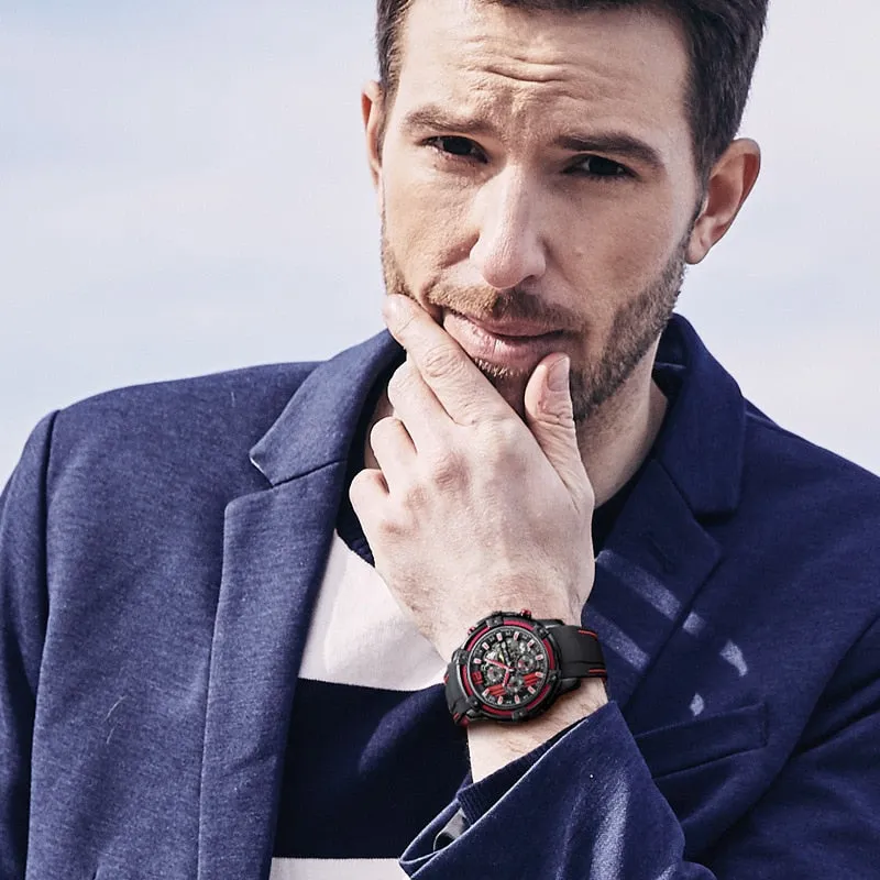 MEGIR Watch Men Top Luxury Chronograph Silicone Waterproof Sport Military Mens Watches Date Analog Quartz Wristwatch Male