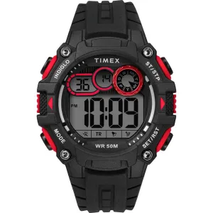 Men's Big Digit DGTL 48mm Watch - Red/Black