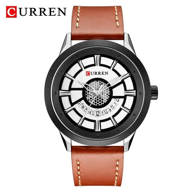 Mens Watches CURREN Top Brand Luxury Military Sport Waterproof Date Watch Men Quartz Wristwatch Male Clock relogio masculino