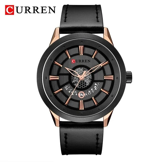 Mens Watches CURREN Top Brand Luxury Military Sport Waterproof Date Watch Men Quartz Wristwatch Male Clock relogio masculino