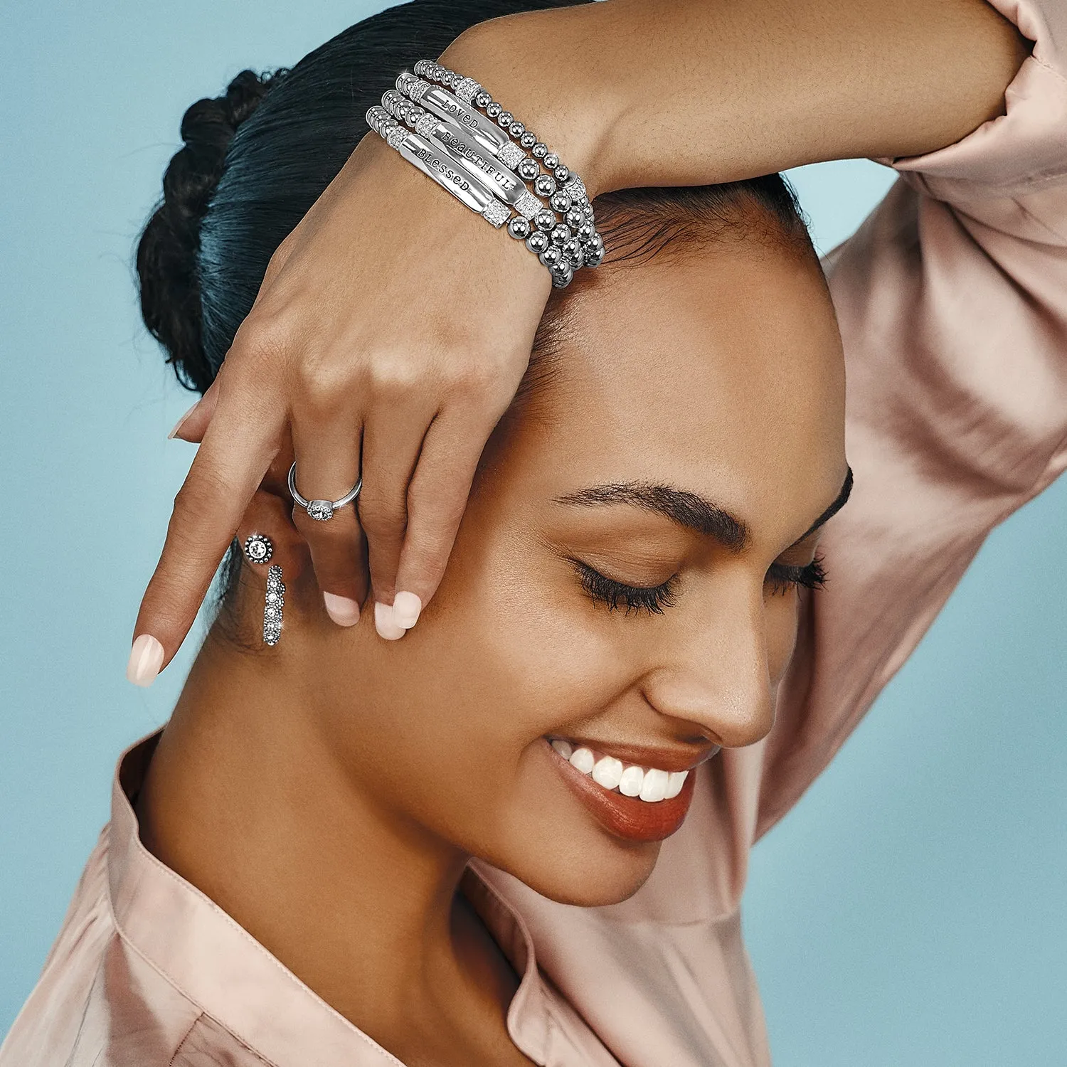 Meridian Petite Blessed Stretch Bracelet - JF0007