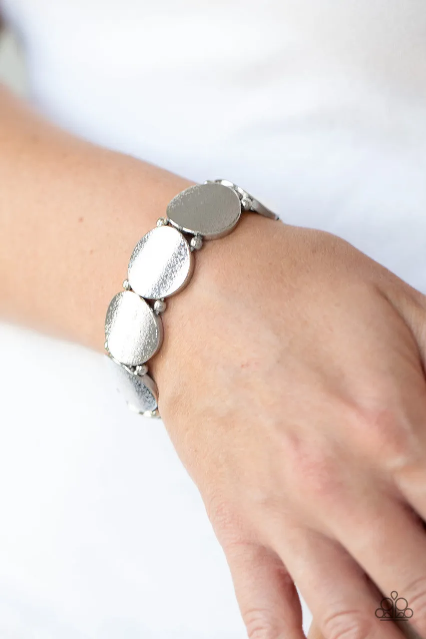 Metallic Spotlight Silver Paparazzi Bracelet