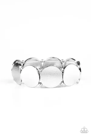 Metallic Spotlight Silver Paparazzi Bracelet