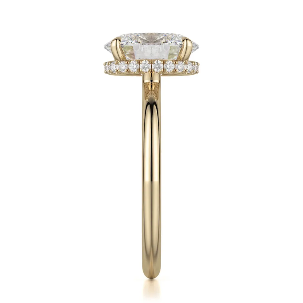 Michael M Crown Round-Cut Diamond Solitaire R750-3