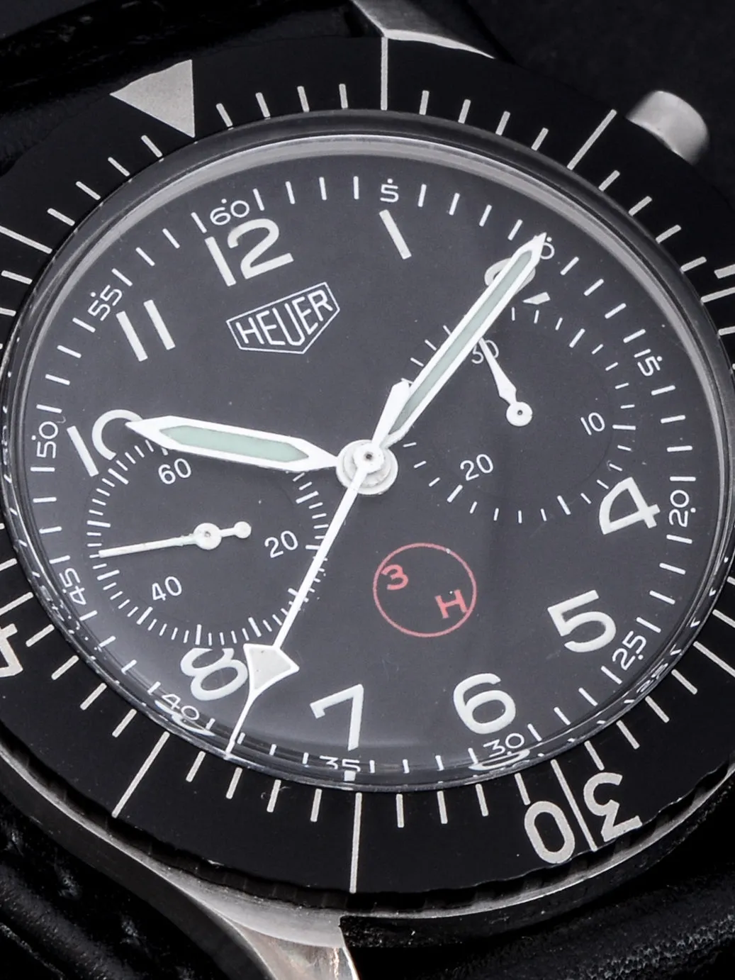 Military Issued Heuer Pilot’s "Bund" Bundeswehr Chronograph