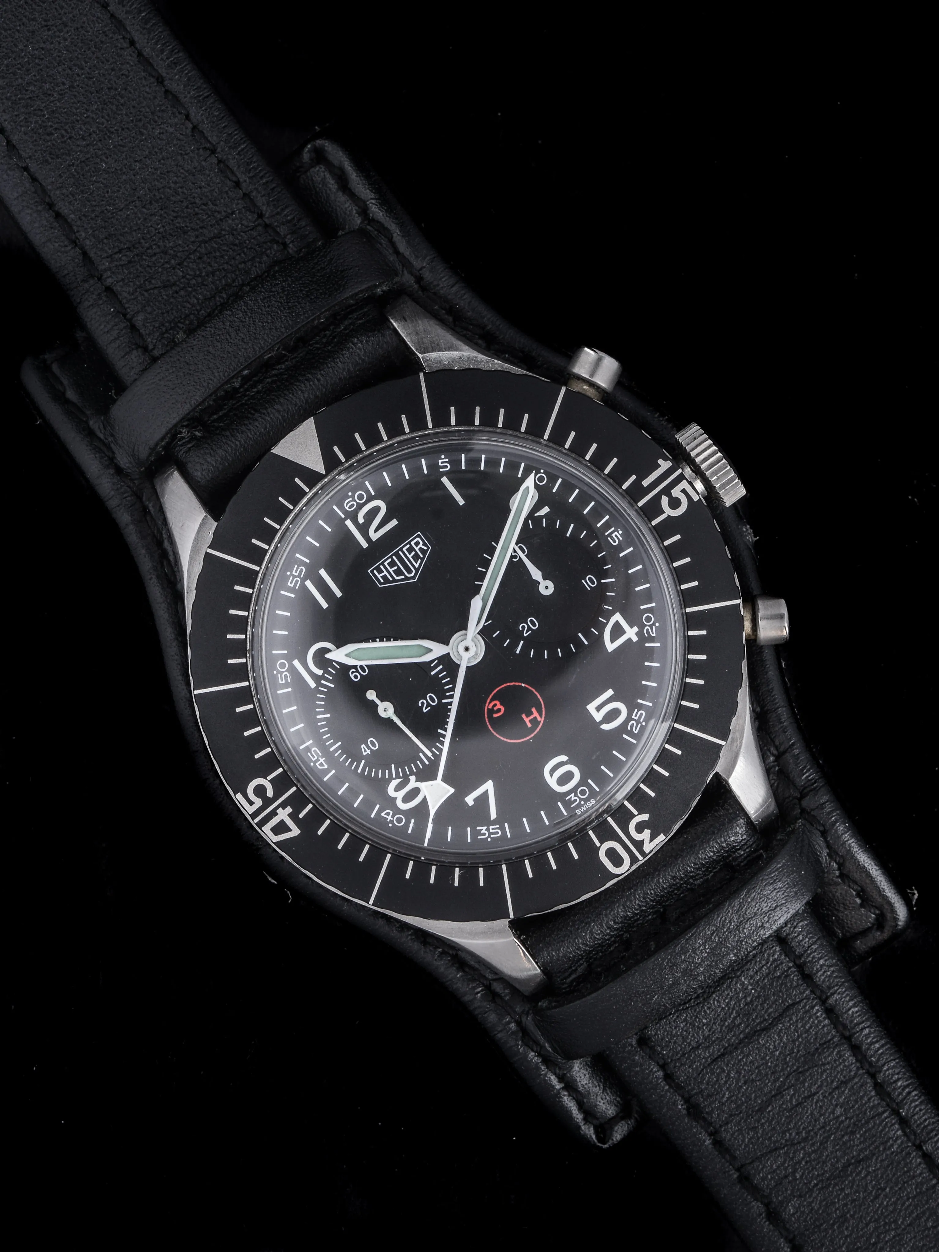 Military Issued Heuer Pilot’s "Bund" Bundeswehr Chronograph