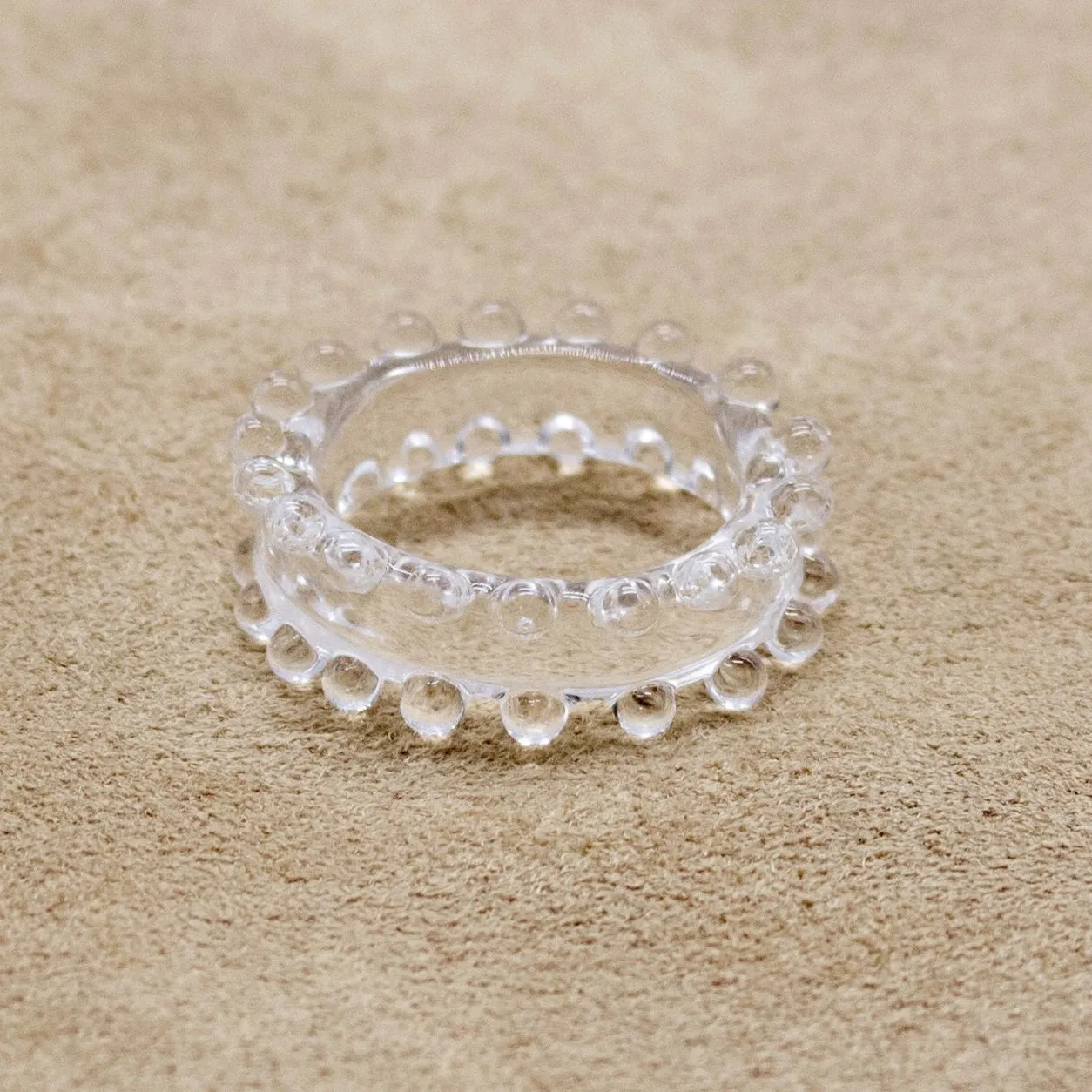 Milk Crown Ring