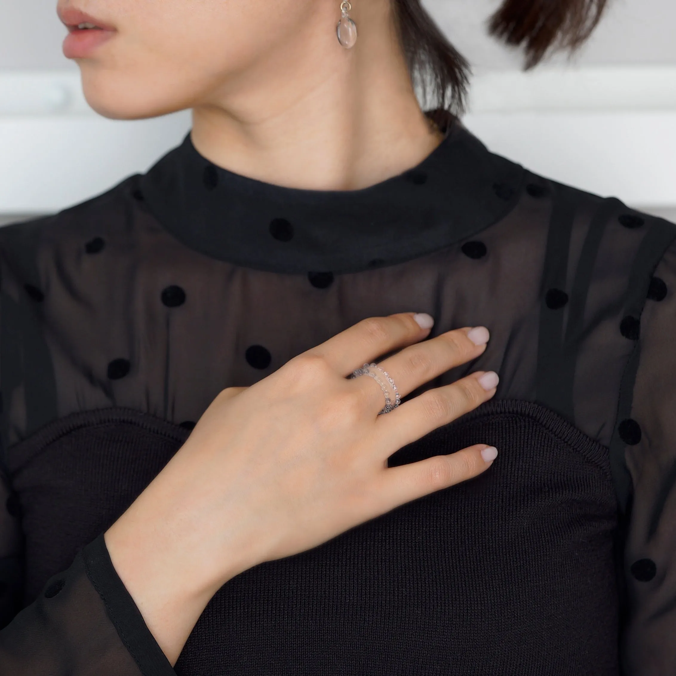 Milk Crown Ring