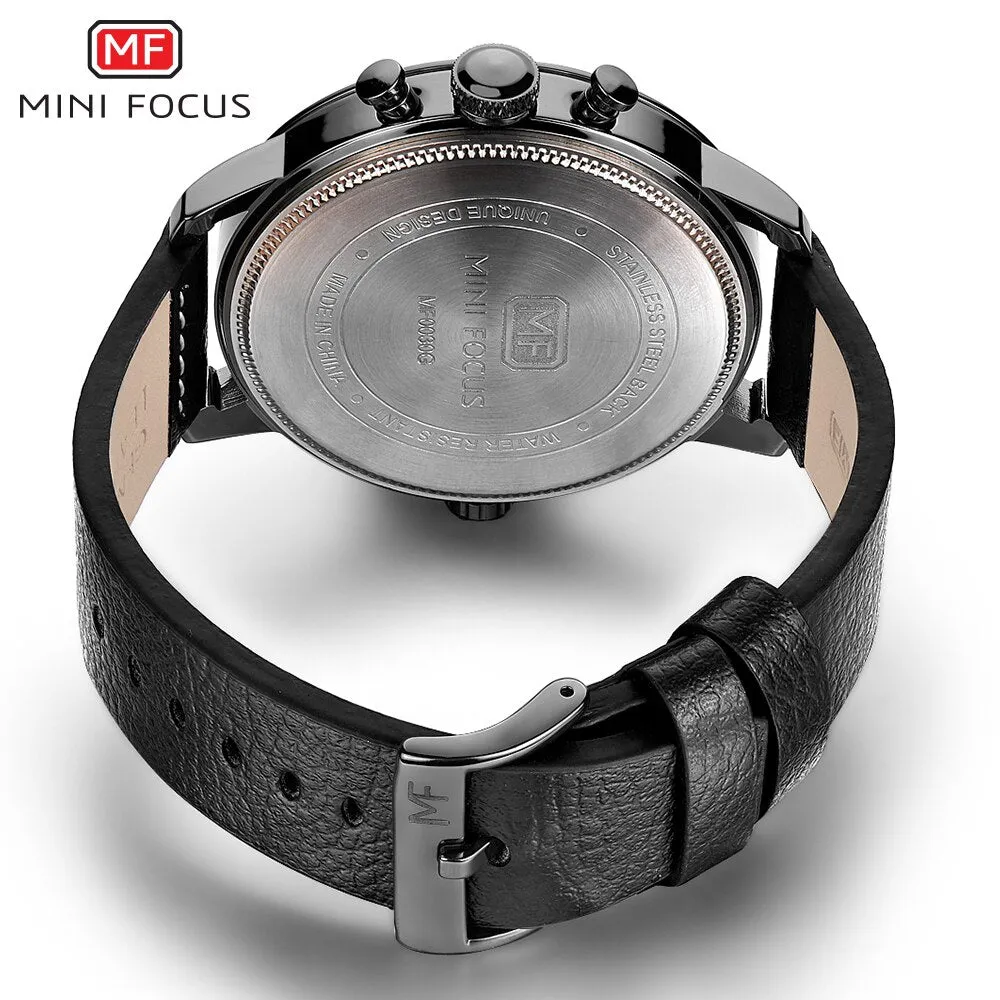 MINI FOCUS Top Luxury Brand Sport Watches Men Quartz Chronograph Military Big Dial Wrist Watch Men Watch Male WristWatches