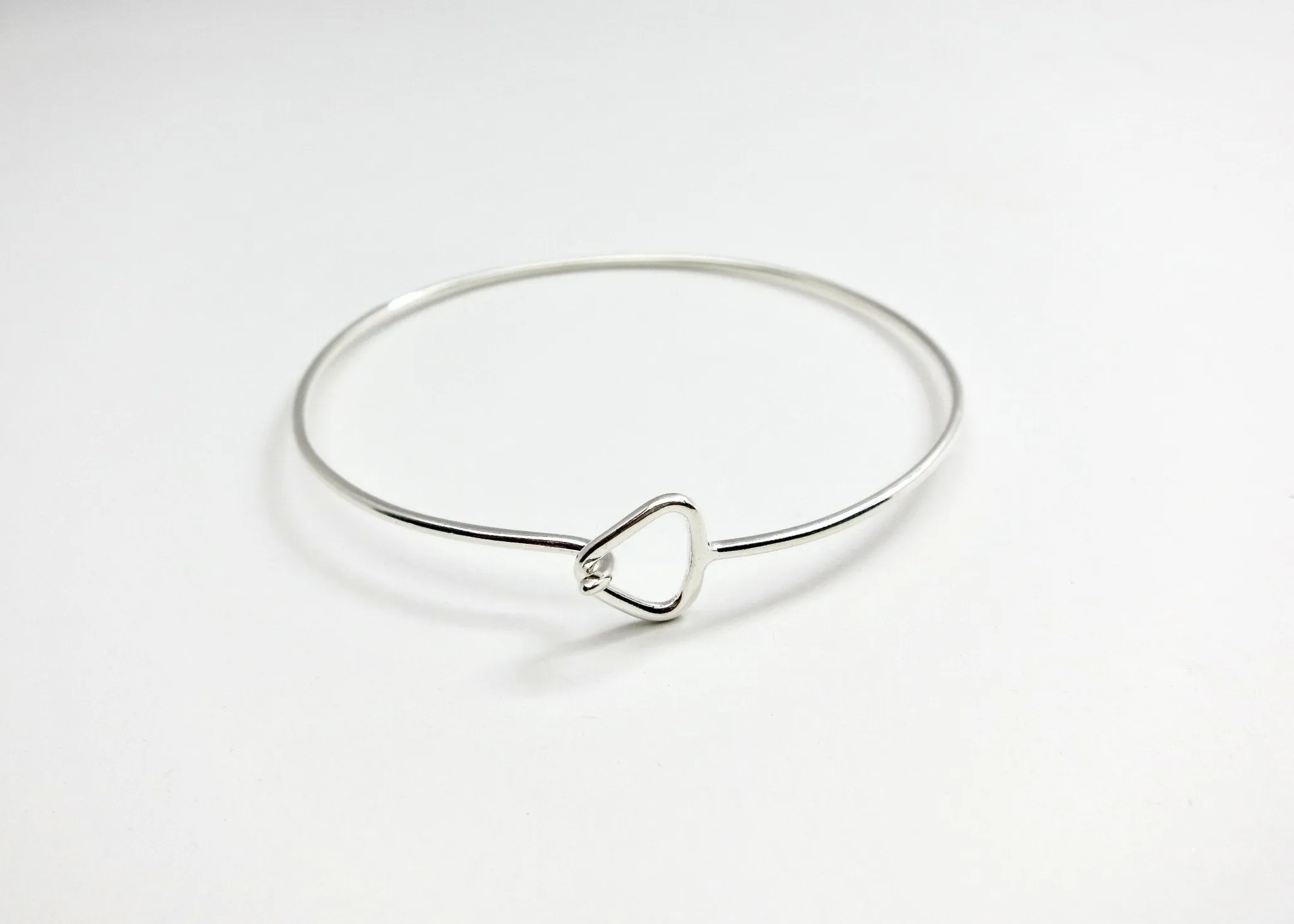 Minimalist chic bangles- wear with or without charms- solo or stacked