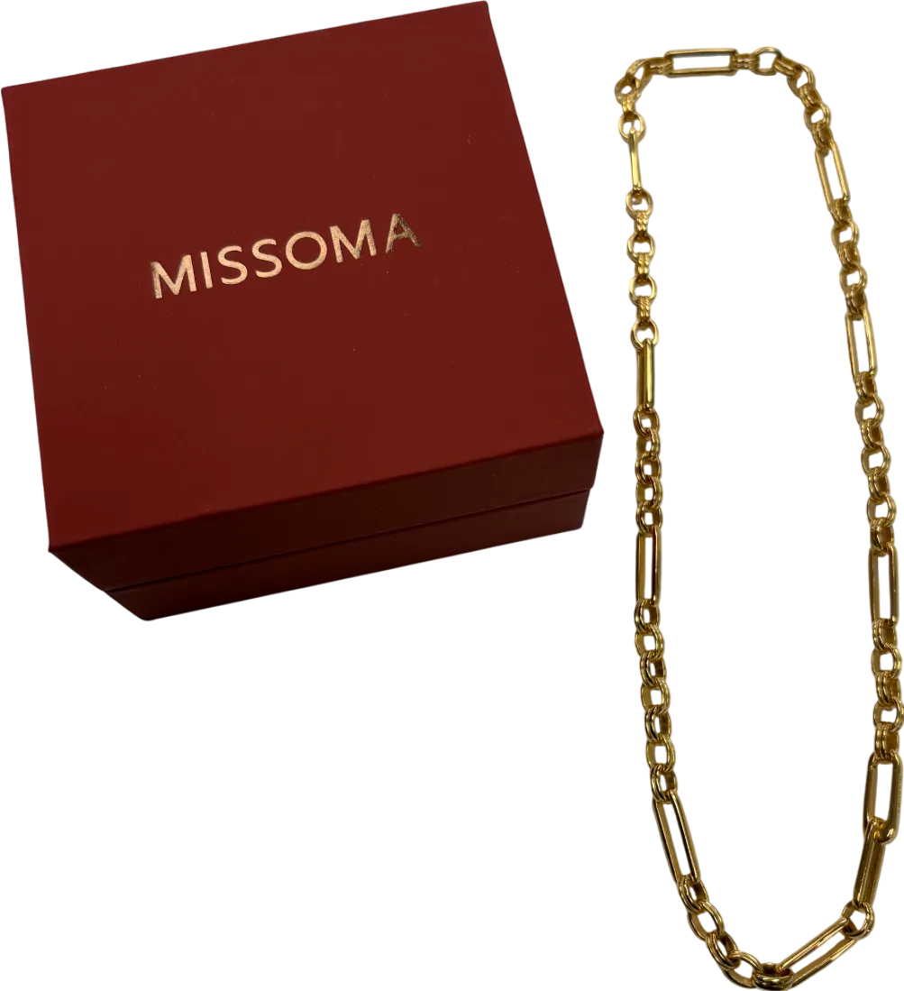 Missoma 18ct Gold Axiom Chain Necklace