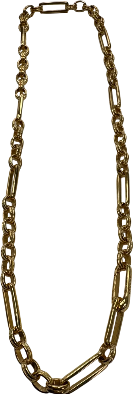 Missoma 18ct Gold Axiom Chain Necklace