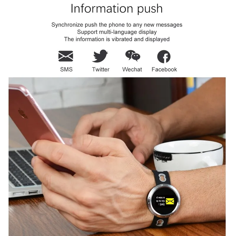 MNWT Smart Watches Bracelet IP68 Waterproof Fitness Pedometer Health Sport Clock Smart Bluetooth Watch Men Women For IOS Android