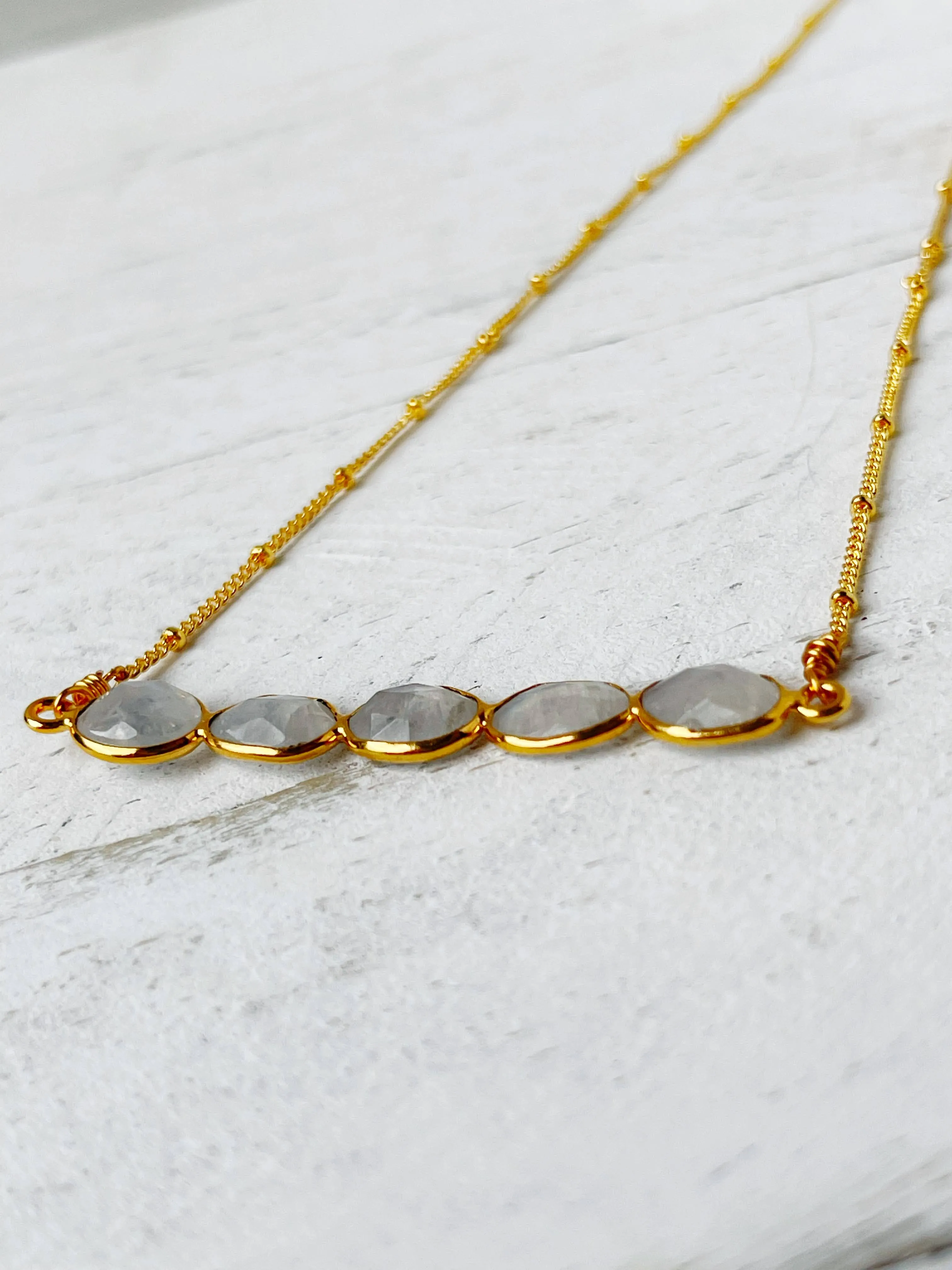 Moonstone Gemstone Necklace