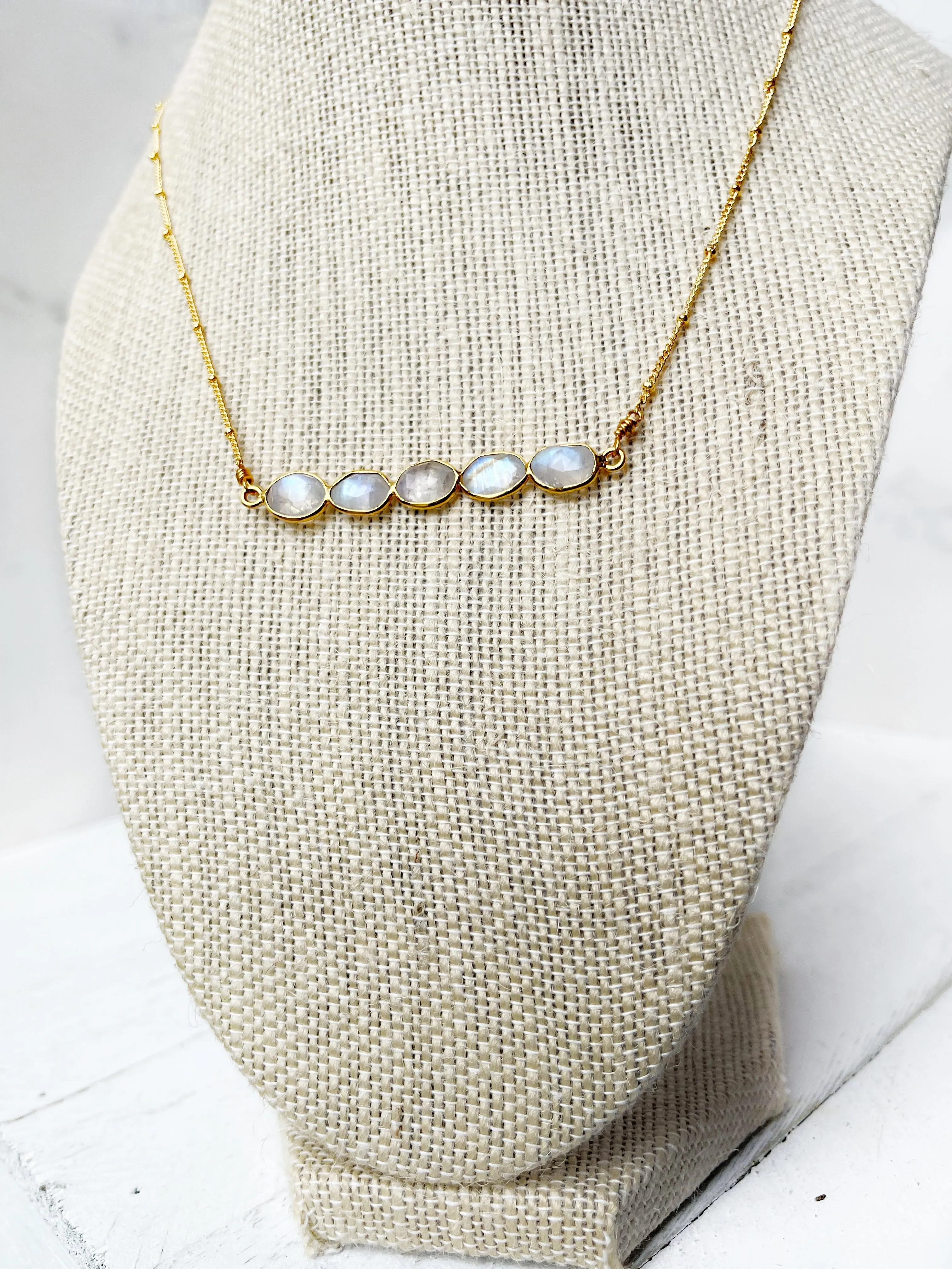 Moonstone Gemstone Necklace