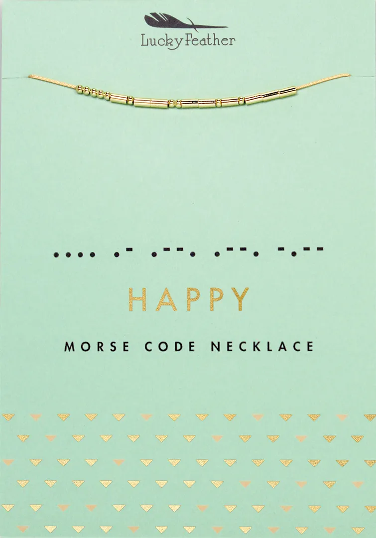 Morse Code Necklace