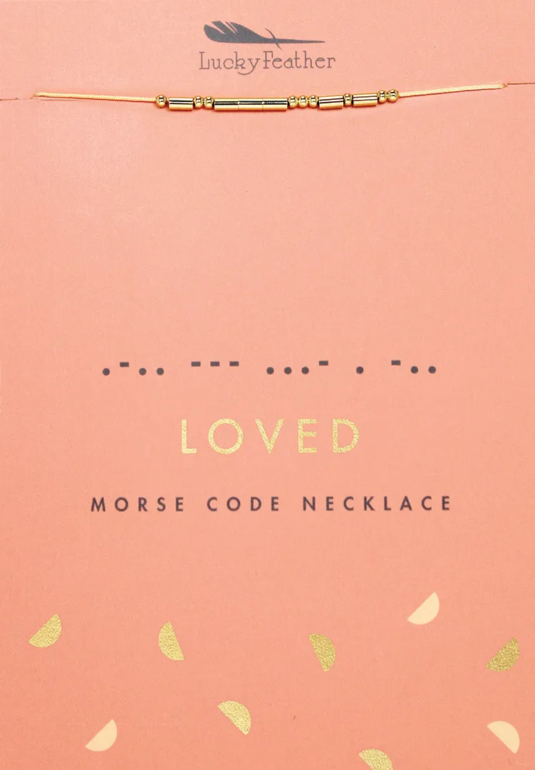 Morse Code Necklace