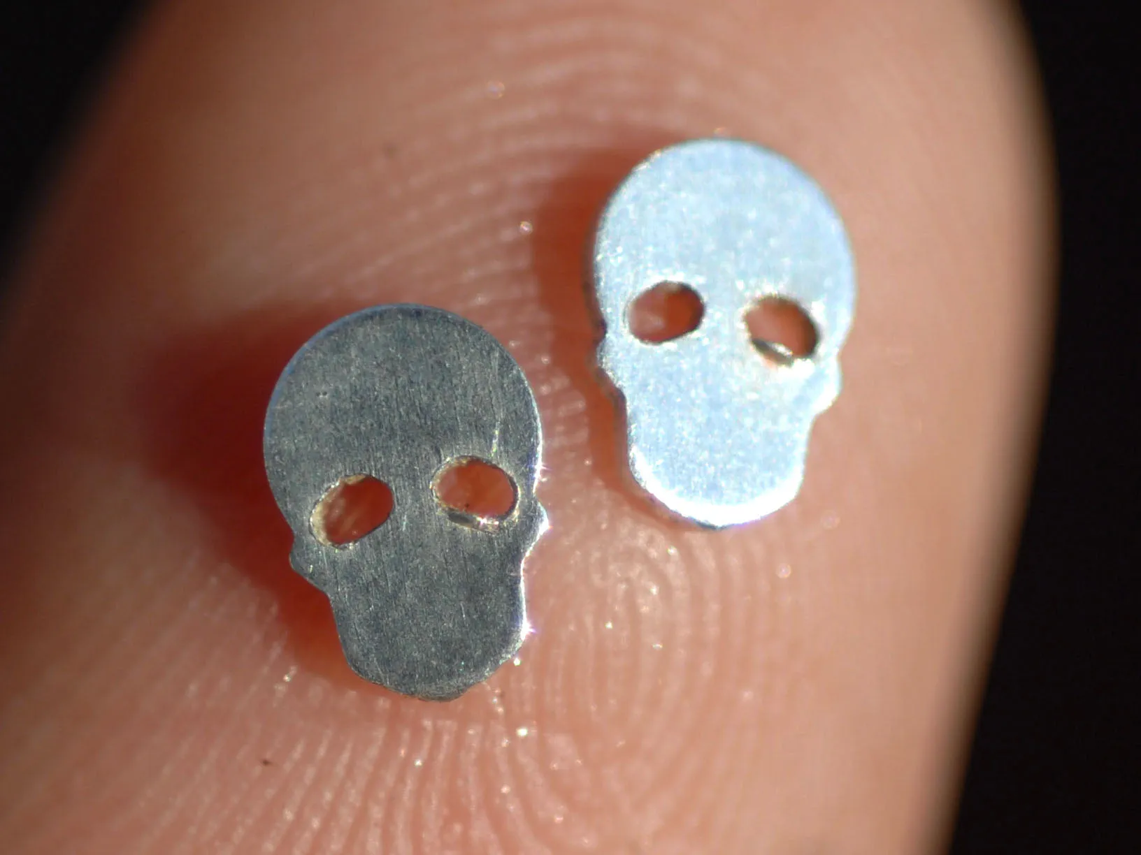 Most Tiny Metal Skull Mini Blanks