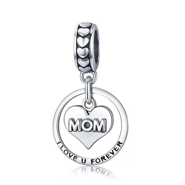 Mother Engraved Beads