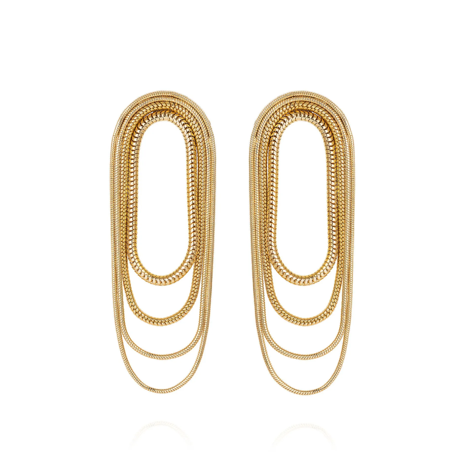 Multi Chain Earrings