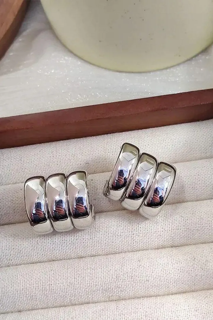 Multi-Layered Trendy Earrings - Fluffy
