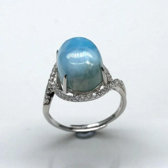 Natural Gemstone 925 Sterling Silver Ring