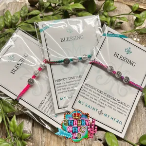 New Day Trinity Blessing Bracelet - Colorful with Silver Charms