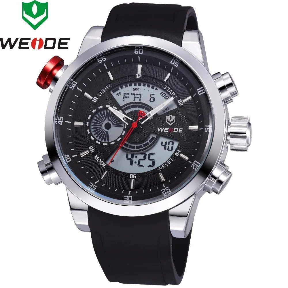 New Luxury Brand WEIDE Men's Quartz Digital Led Watches Men Casual Sports Clock Military Wrist watches Relogio Masculino