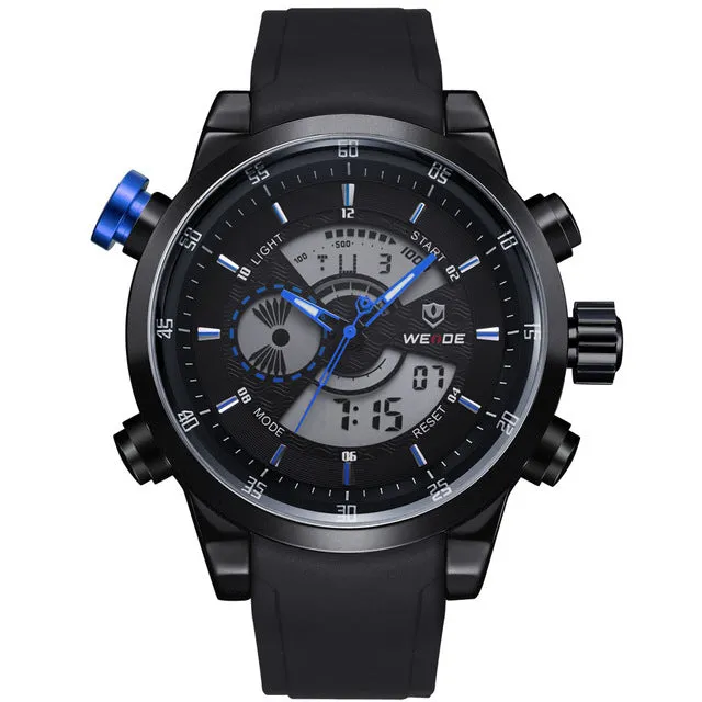 New Luxury Brand WEIDE Men's Quartz Digital Led Watches Men Casual Sports Clock Military Wrist watches Relogio Masculino
