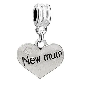 New Mum with Clear  Crystals