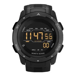 North Edge MARS Men's Military Sports Watch｜Pedometer, Alarm, Stopwatch Features
