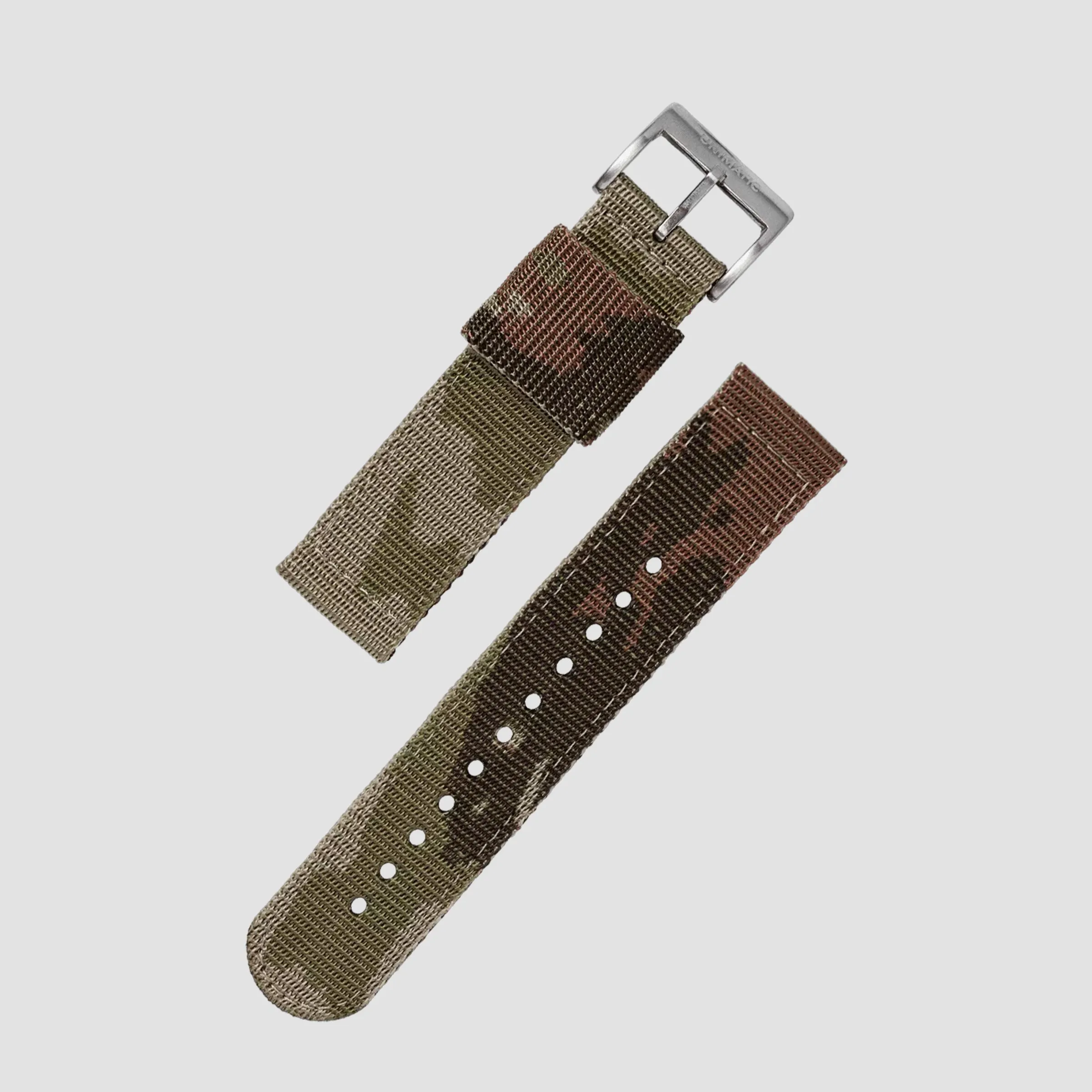 Nylon Jacquard 2 pcs Brushed Steel Camo