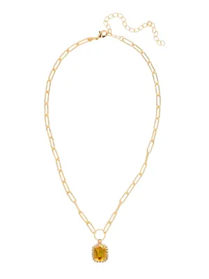 Octavia Scalloped Pendant Necklace - NGA1BGLTO